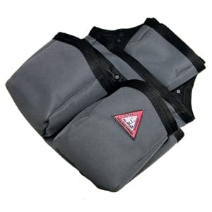 SAS-Pouches.jpg Heavy Duty Tool Bag for Harness - Black/Gray - 3-Pouch
